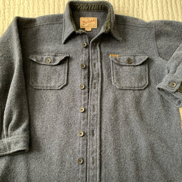 Woolrich Men’s Wool Shirt Jacket - Picture 1 of 4